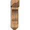 Ekena Millwork Balboa Arts and Crafts Smooth Bracket w/ Offset Brace, Western Red Cedar, 7 1/2"W x 24"D x 28"H BKT0806X24X28BOA03SWR - alternate 2